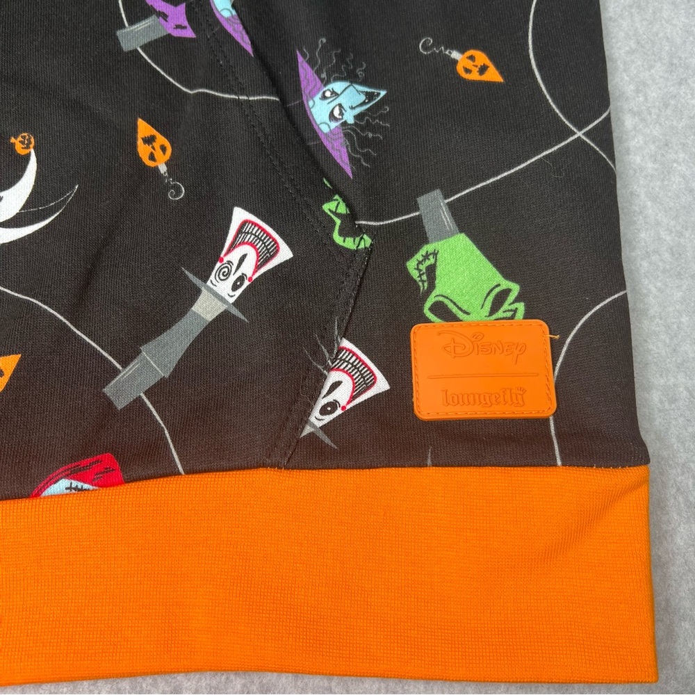 Loungefly Disney Nightmare Before Christmas Ornaments Unisex Hoodie Size Med NWT - Picture 4 of 15